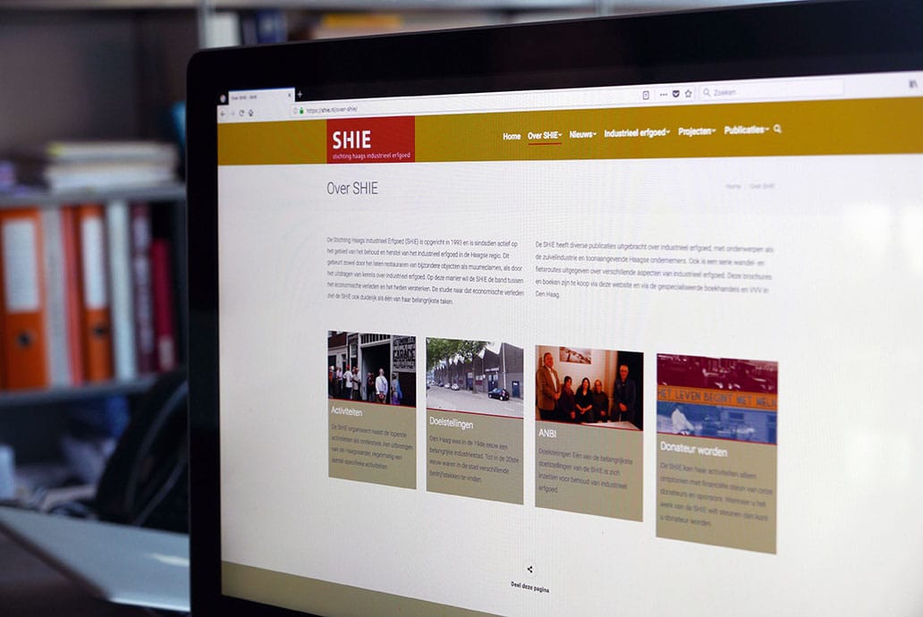 Stichting Haags industrieel Erfgoed (SHIE) - website