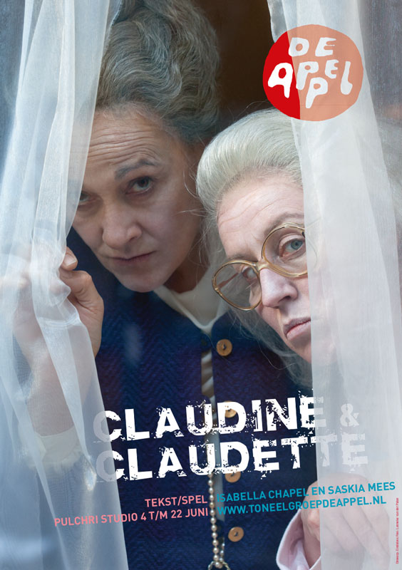 Toneelgroep De Appel | affiche Claudine & Claudette